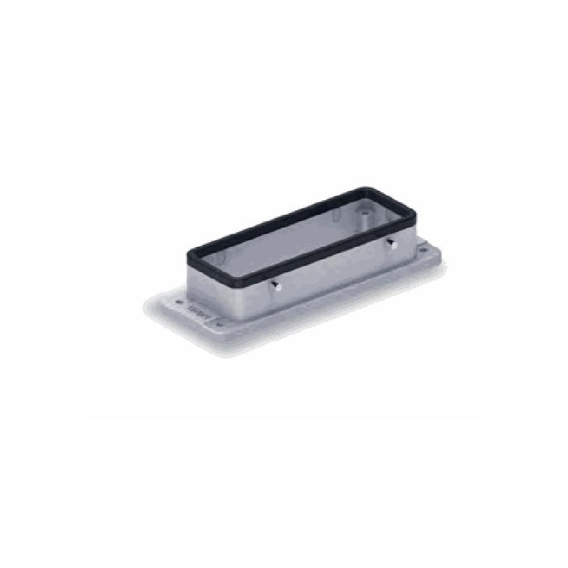 Embase encastrée 24B, Aluminium moulé sous pression, IP67, Sortie basse